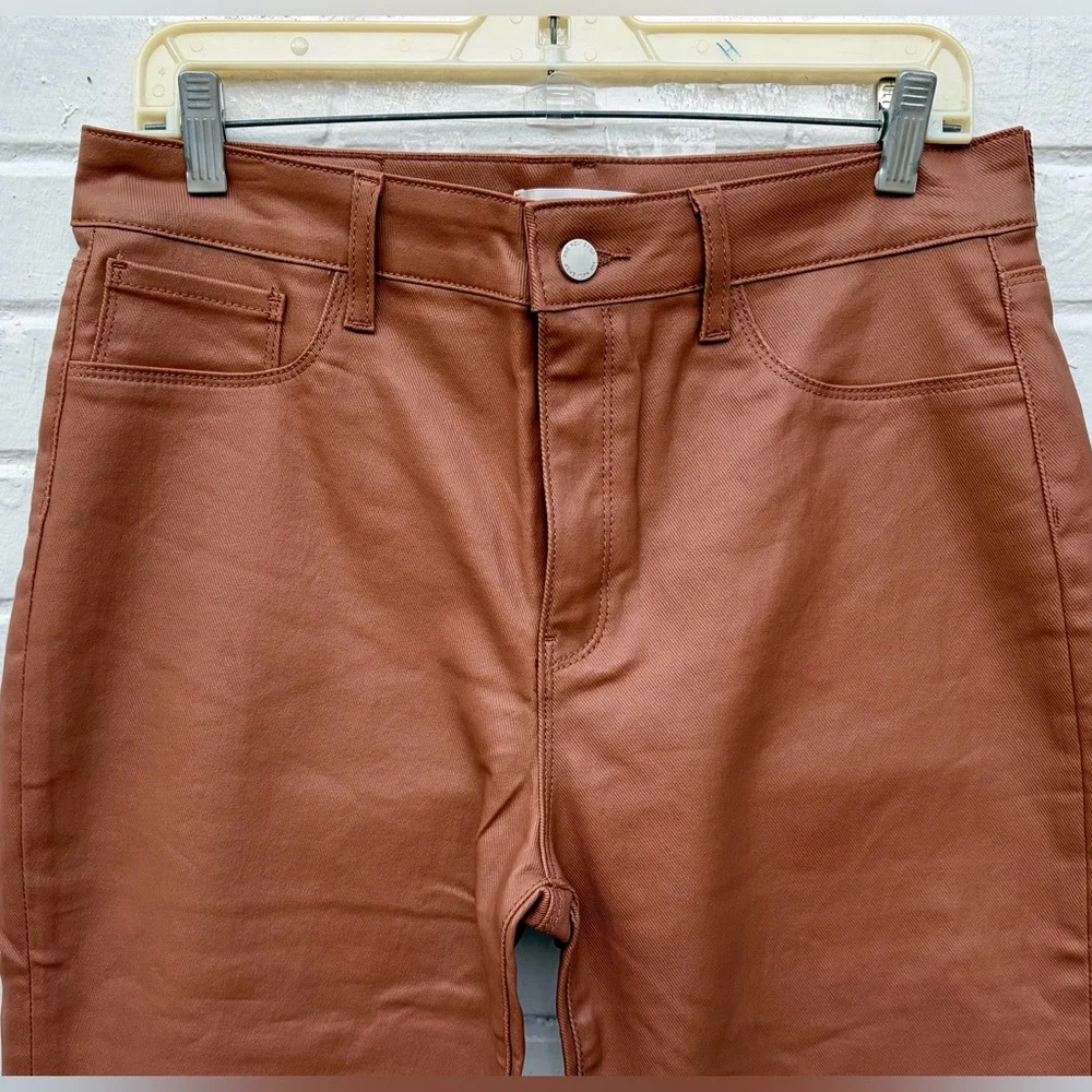 ❌SOLD❌ The Noli Shop ARIA COATED FLARE JEANS in MOCHA, SZ 31 (12) MSRP $178 - Picture 4 of 10